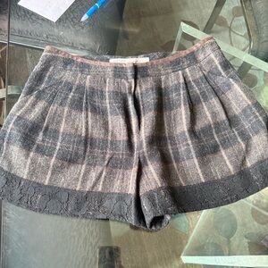 RACHEL Rachel Roy Black Plaid short